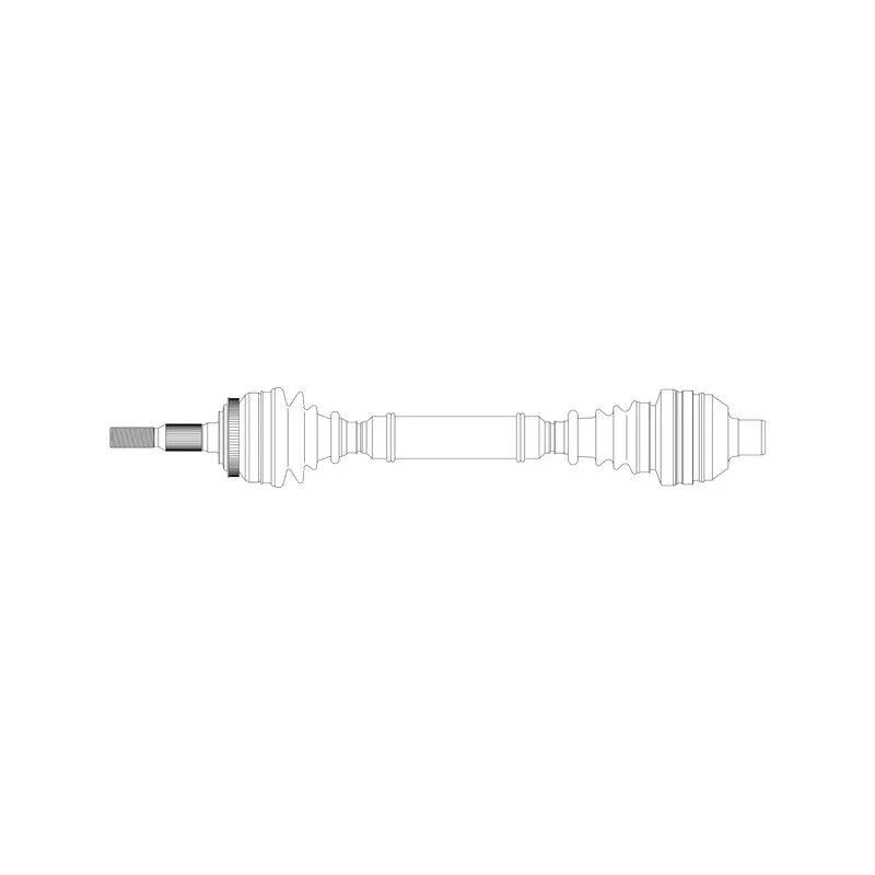 Arbre de transmission avant droit GENERAL RICAMBI OP3082