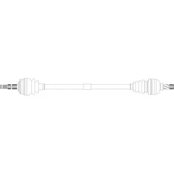 Arbre de transmission avant droit GENERAL RICAMBI OP3116