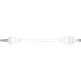 Arbre de transmission avant droit GENERAL RICAMBI OP3154