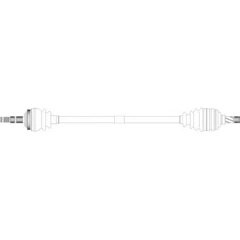 Arbre de transmission avant droit GENERAL RICAMBI OP3156