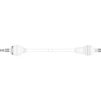 Arbre de transmission avant droit GENERAL RICAMBI OP3193