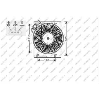 Ventilateur, refroidissement du moteur PRASCO OP017F001