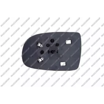 Verre de rétroviseur, rétroviseur extérieur PRASCO OP0307503