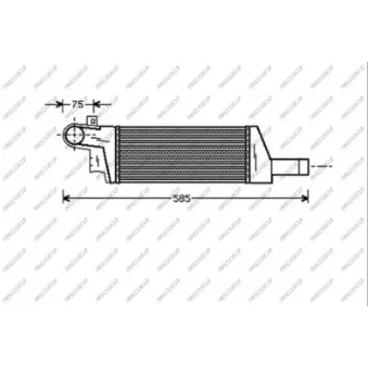 Intercooler, échangeur PRASCO OP030N002