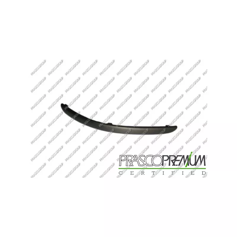 Baguette et bande protectrice, pare-chocs avant droit PRASCO OP0321245