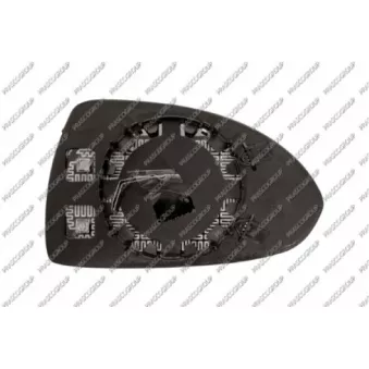 Verre de rétroviseur, rétroviseur extérieur PRASCO OP0347524