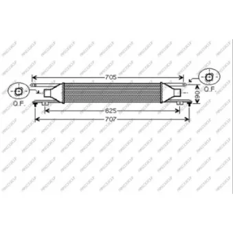 Intercooler, échangeur PRASCO OP034N001