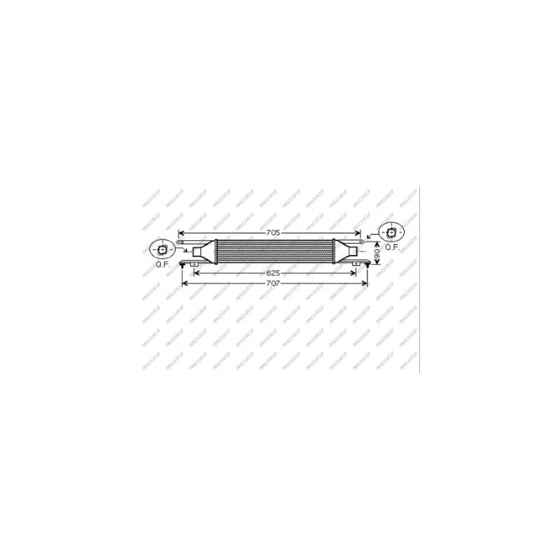Intercooler, échangeur PRASCO OP034N001