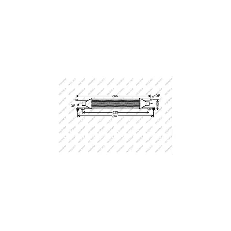 Intercooler, échangeur PRASCO OP034N002