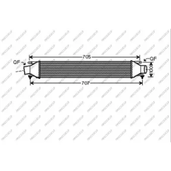Intercooler, échangeur PRASCO OP034N003