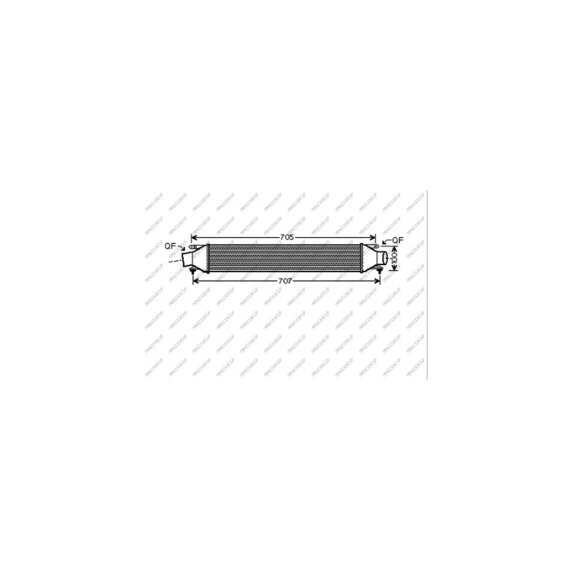 Intercooler, échangeur PRASCO OP034N003