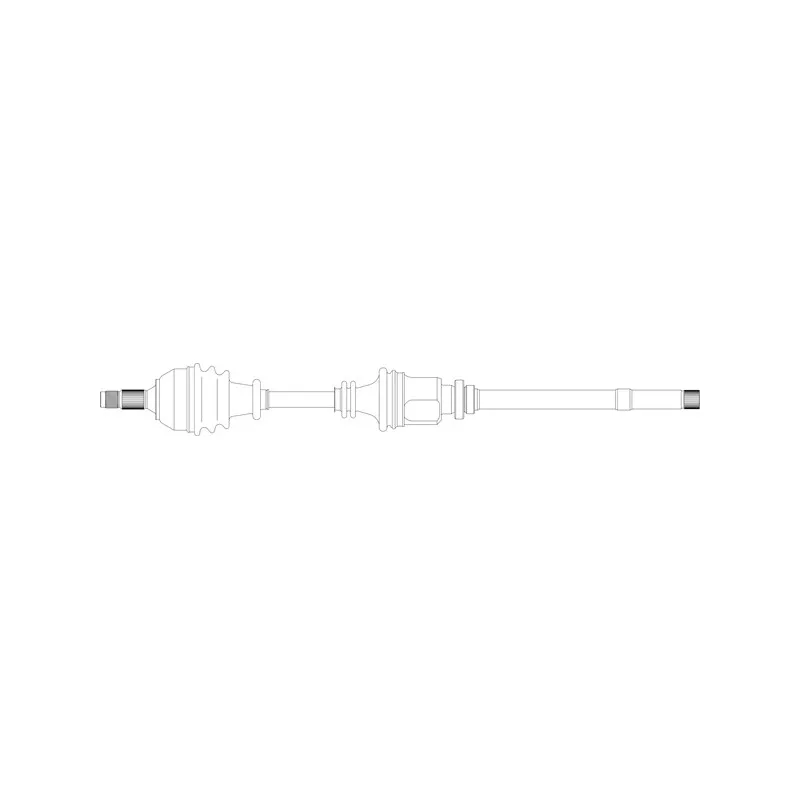 Arbre de transmission avant droit GENERAL RICAMBI PE3026