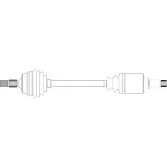 Arbre de transmission avant gauche GENERAL RICAMBI PE3029