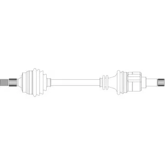 Arbre de transmission avant gauche GENERAL RICAMBI PE3031