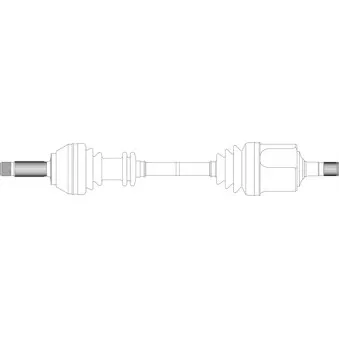 Arbre de transmission avant gauche GENERAL RICAMBI PE3041