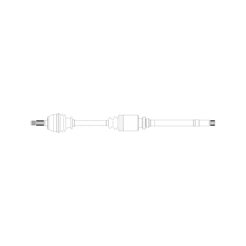 Arbre de transmission avant droit GENERAL RICAMBI PE3045