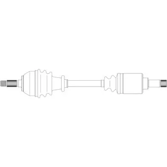 Arbre de transmission avant gauche GENERAL RICAMBI PE3050