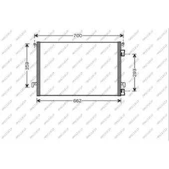 Condenseur, climatisation PRASCO OP056C002