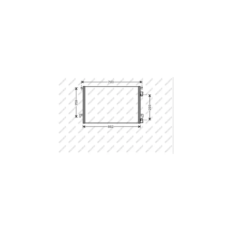 Condenseur, climatisation PRASCO OP056C002