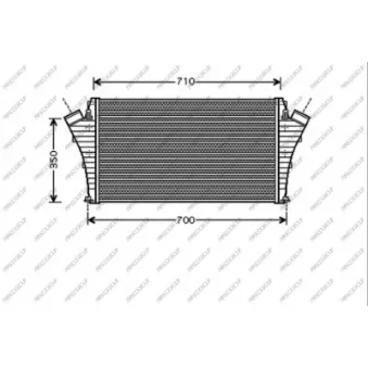 Intercooler, échangeur PRASCO OP056N001