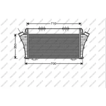 Intercooler, échangeur PRASCO OP056N003