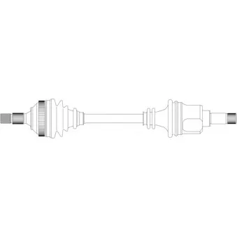 Arbre de transmission avant gauche GENERAL RICAMBI PE3056