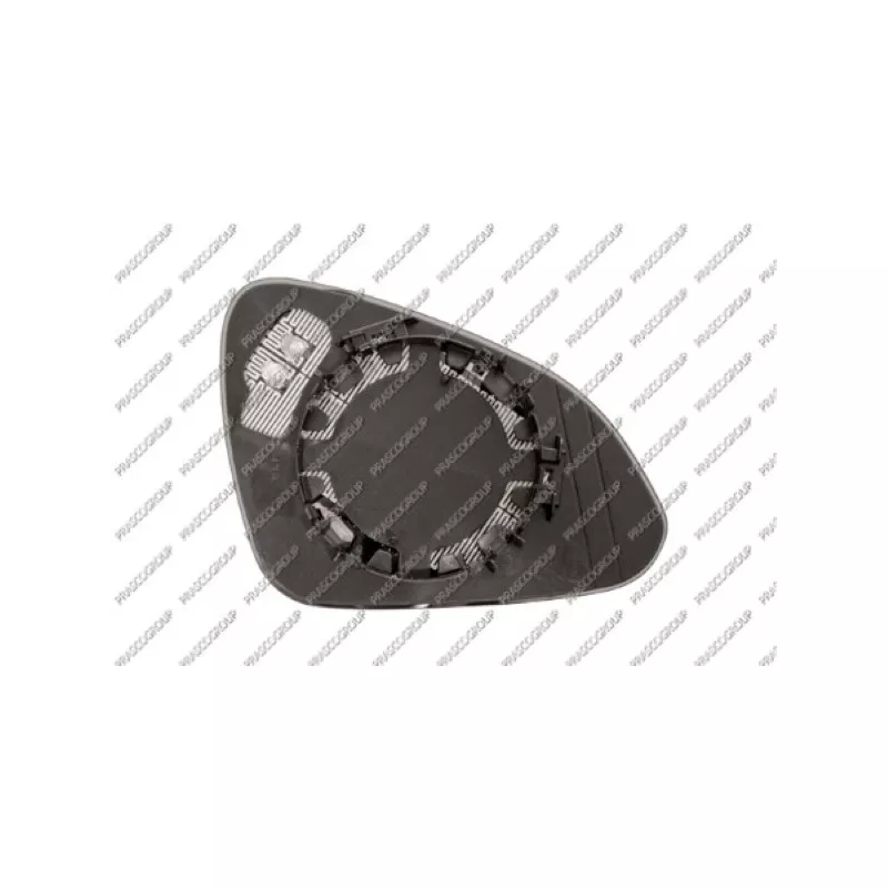 Verre de rétroviseur, rétroviseur extérieur PRASCO OP0607504