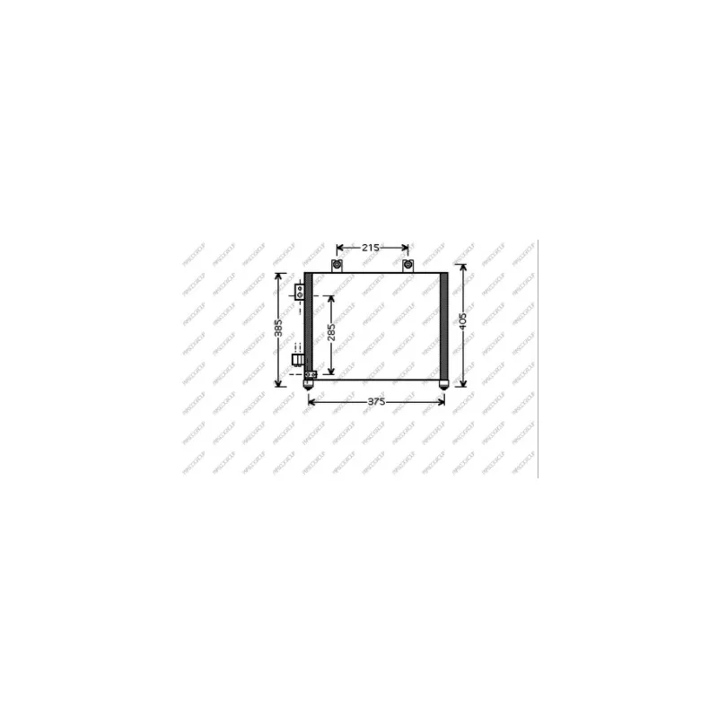 Condenseur, climatisation PRASCO OP304C001