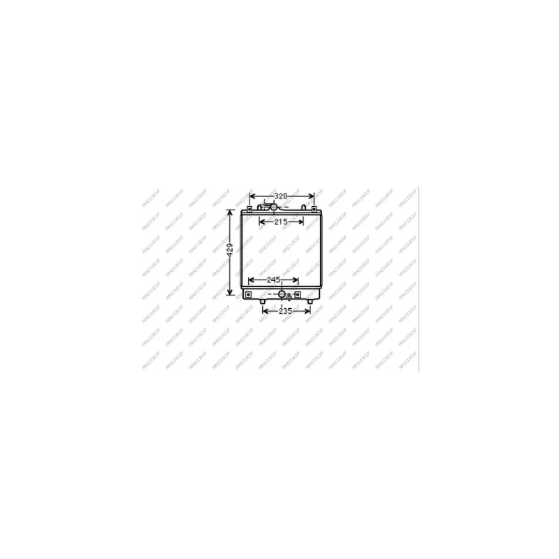 Radiateur, refroidissement du moteur PRASCO OP304R004