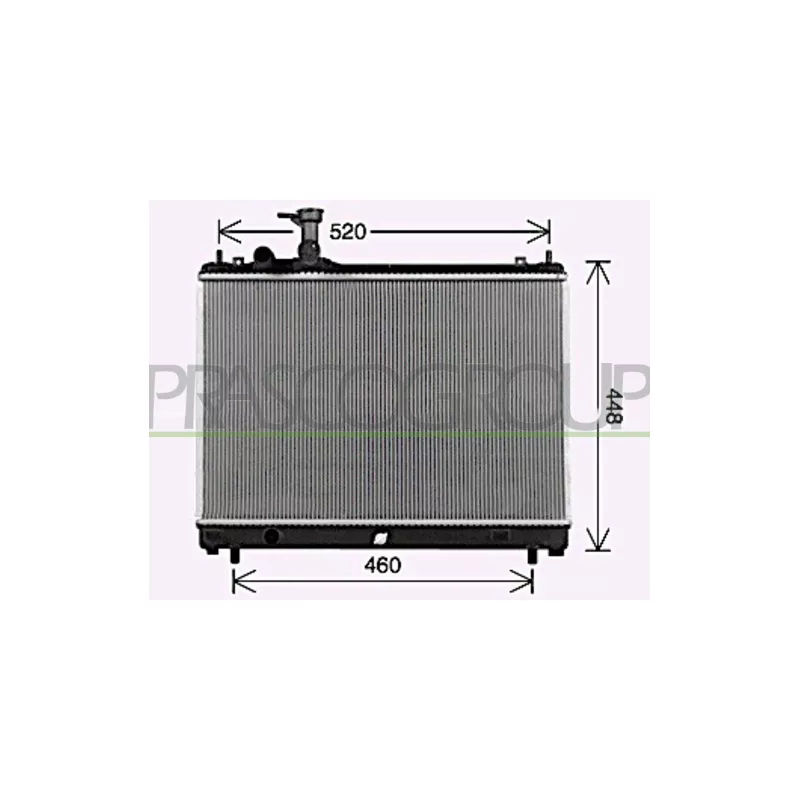 Radiateur, refroidissement du moteur PRASCO OP305R004