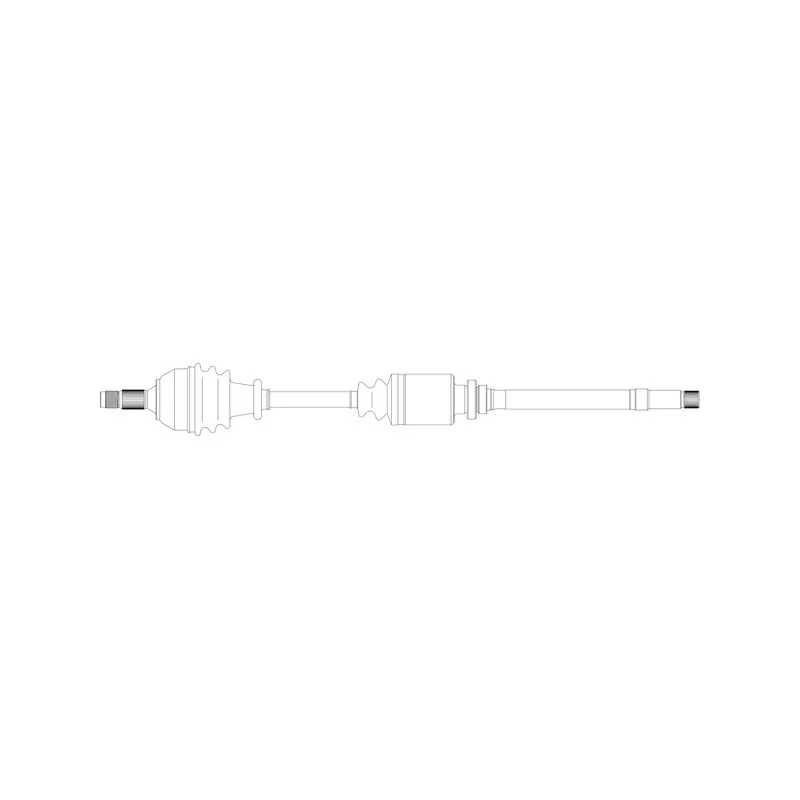 Arbre de transmission avant droit GENERAL RICAMBI PE3086