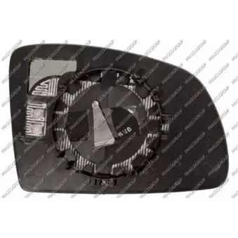 Verre de rétroviseur, rétroviseur extérieur PRASCO OP3507504