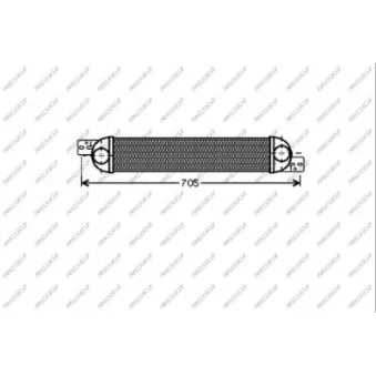 Intercooler, échangeur PRASCO OP352N001
