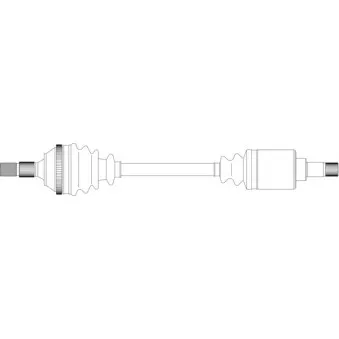 Arbre de transmission avant gauche GENERAL RICAMBI PE3103