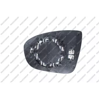 Verre de rétroviseur, rétroviseur extérieur PRASCO OP3547513