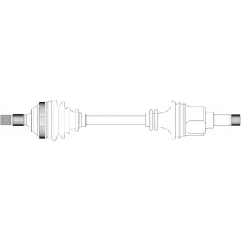 Arbre de transmission avant gauche GENERAL RICAMBI PE3105