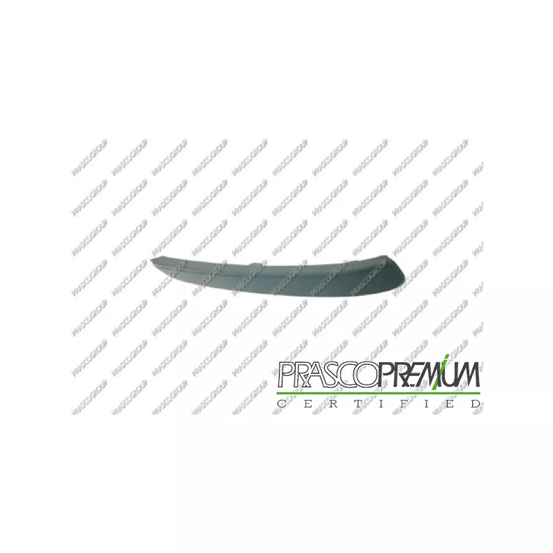 Baguette et bande protectrice, pare-chocs avant gauche PRASCO OP4101244