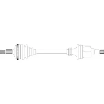 Arbre de transmission avant gauche GENERAL RICAMBI PE3117