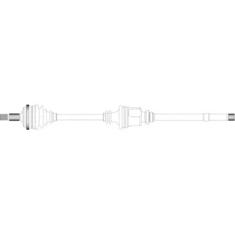 Arbre de transmission avant droit GENERAL RICAMBI PE3118