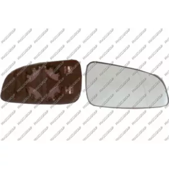 Verre de rétroviseur, rétroviseur extérieur PRASCO OP4107513