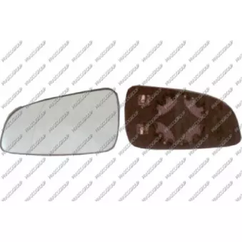 Verre de rétroviseur, rétroviseur extérieur PRASCO OP4107514