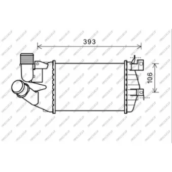 Intercooler, échangeur PRASCO OP410N003