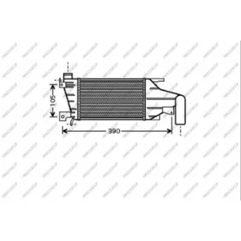Intercooler, échangeur PRASCO OP410N004