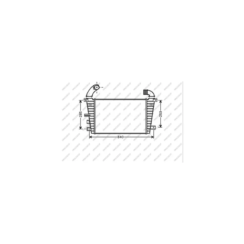 Intercooler, échangeur PRASCO OP410N005