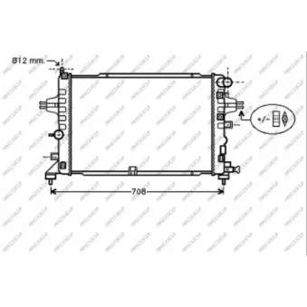 Radiateur, refroidissement du moteur PRASCO OP410R005