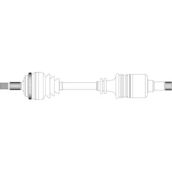 Arbre de transmission avant gauche GENERAL RICAMBI PE3125
