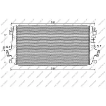 Intercooler, échangeur PRASCO OP414N002