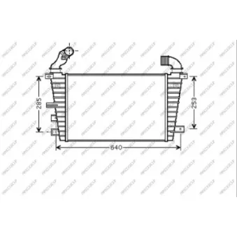Intercooler, échangeur PRASCO OP414N003