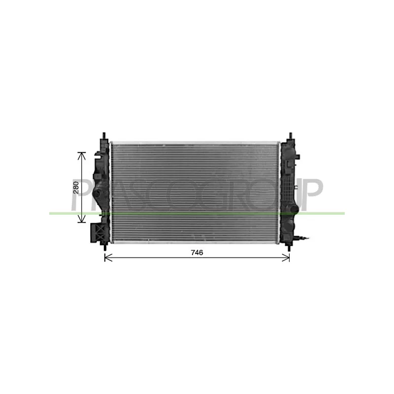 Radiateur, refroidissement du moteur PRASCO OP419R001