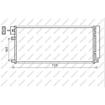 Condenseur, climatisation PRASCO OP700C001